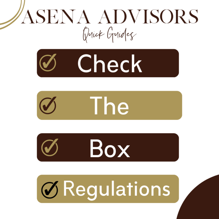 Check The Box Election and Foreign Corporation, IRS Form 8832 Asena